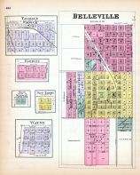 Belleville, Talmage, Harbine, Elgo, New Tabor, Wayne, Kansas State Atlas 1887
